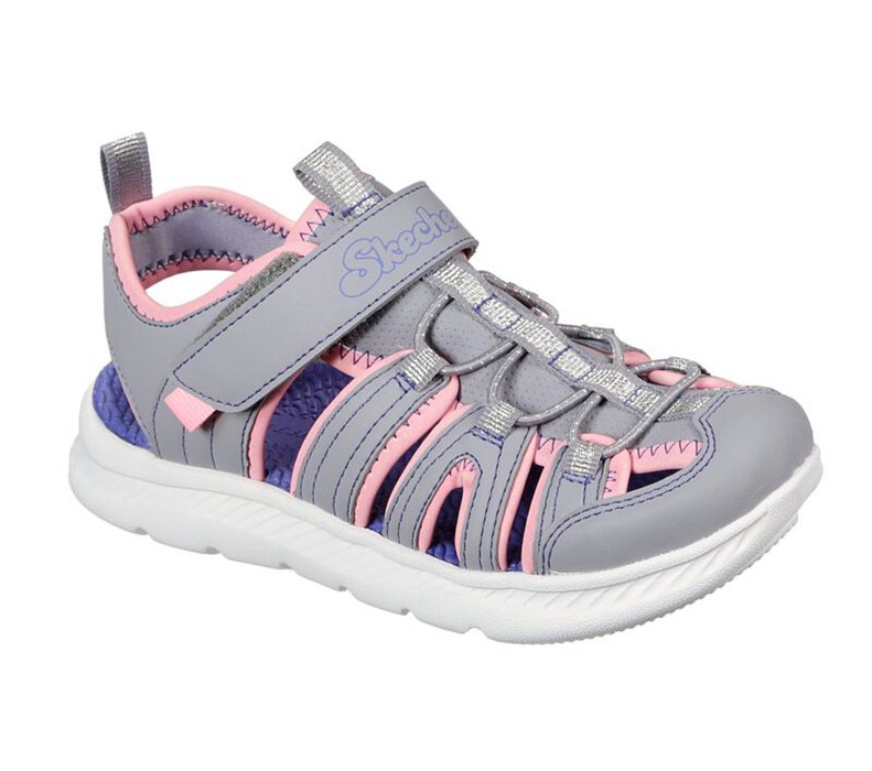 Skechers C-Flex 2.0 - Playful Trek - Girls Sandals Grey/Pink [AU-BR5320]